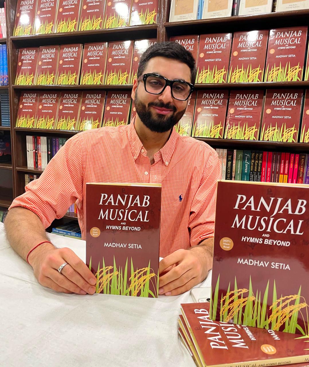 Young writer Madhav Setia's book 'Punjab Musical' unveiled